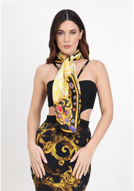 Heart couture print women's scarf VERSACE JEANS COUTURE | 76HA7H02ZG261QW1 609 - 982