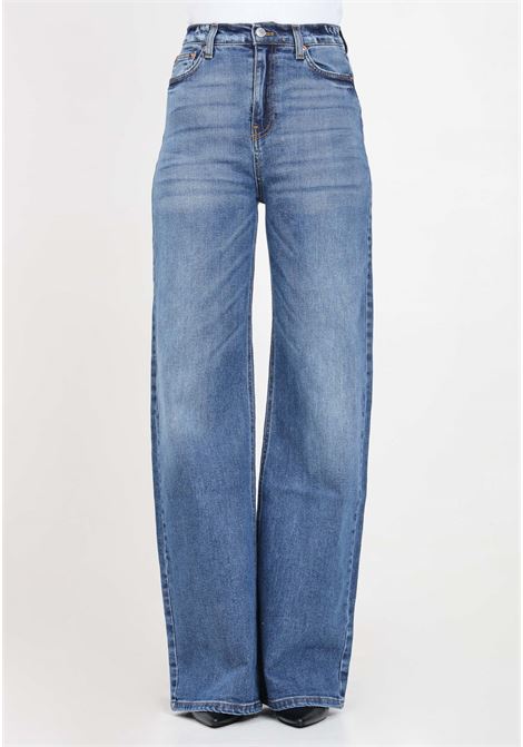 Jeans da donna in Denim blu a palazzo VICOLO | DB5154A