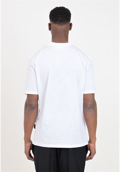 T-shirt bianca da uomo filo di scozia YES LONDON | T-shirt | XM4119BIANCO
