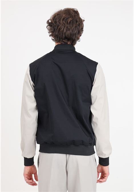 Black and ice men's bomber jacket YES LONDON | XMF3910NERO-GHIACCIO