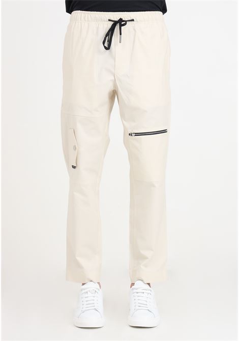 Pantaloni da uomo color crema YES LONDON | Pantaloni | XP3218CREMA