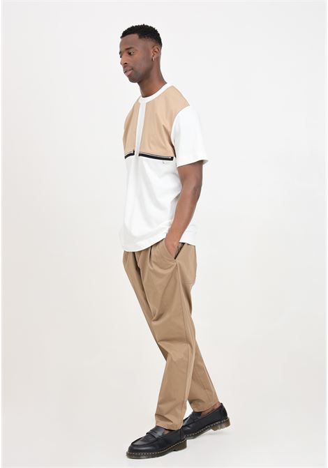 Tobacco colored men's trousers YES LONDON | Pants | XP3230TABACCO
