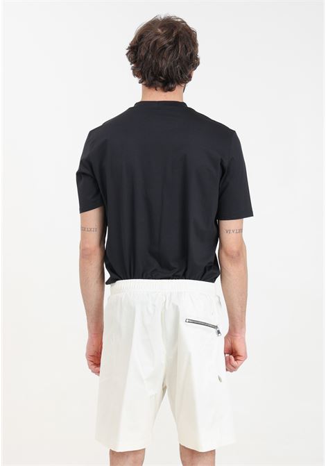 Shorts da uomo beige con dettaglio zip tasca sul retro YES LONDON | Shorts | XS4223CREMA
